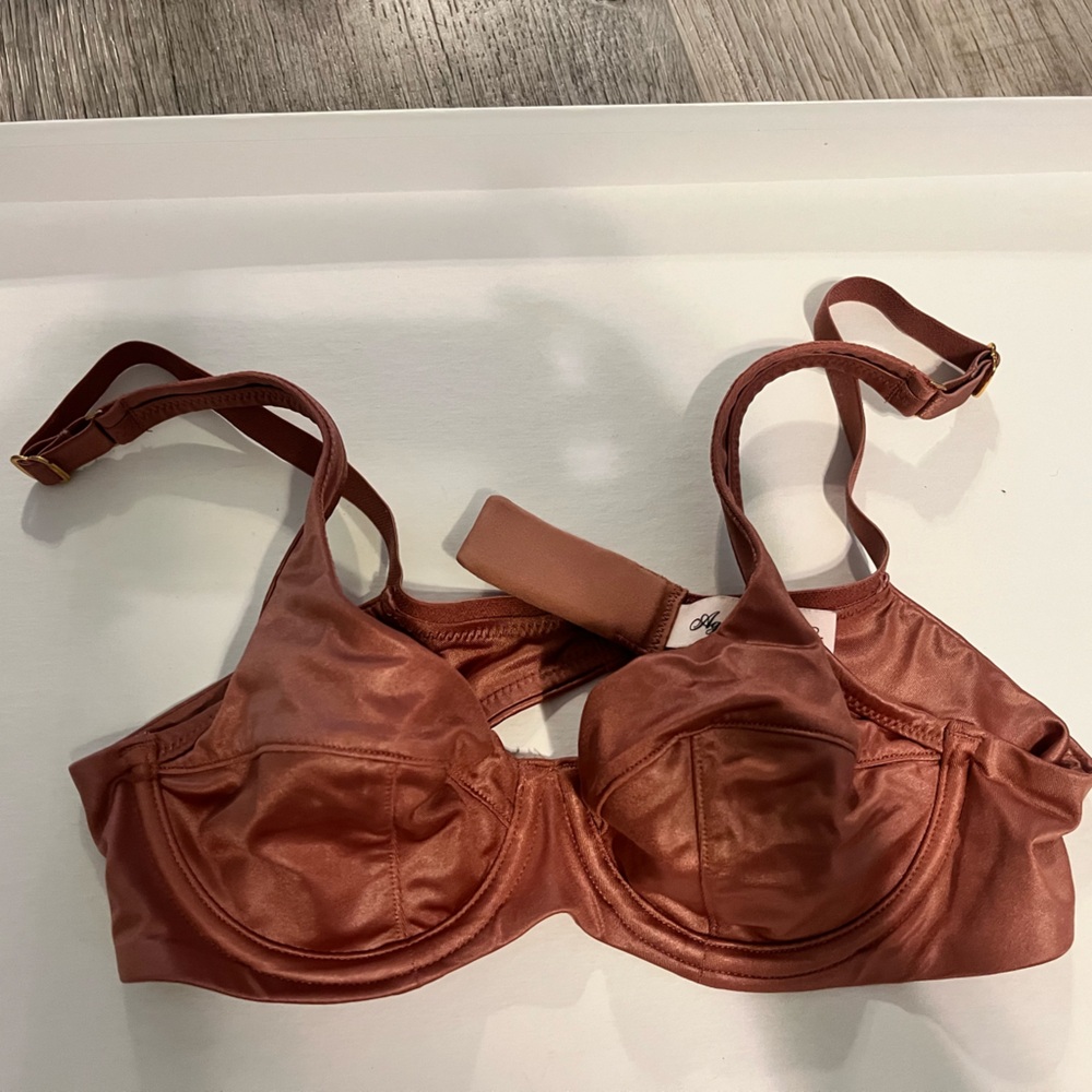 Agent Provocateur Satin Underwire Bra - Rose Pink
